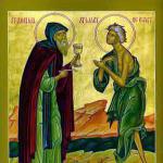 Marija Egiptovska: življenje svetnika, ikona, molitev, video o svetniku Življenje Marije Egiptovske