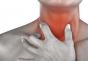 Unpleasant sensation in the throat when swallowing