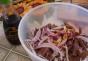Dil ve taze salatalık tarifi ile Çin salatası