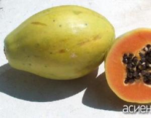 Papaya diet, how to choose, what to do with it and how to use it in cosmetology
