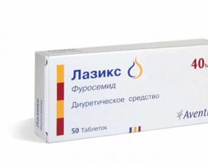 Diuretic tablets: list of drugs, how medications are selected